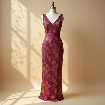 Robe en pagne wax